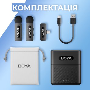 Радіосистема BOYA BY-V30 Type-C Black