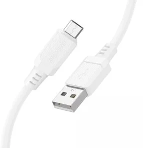 Фото: Кабель BOROFONE BX115 Lotto 2.4A AM / MicroUSB 1m White (6941991119651) № 2 | KTC