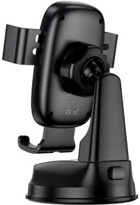 Фото: Кріплення для мобільного телефону BOROFONE BH130 Follower Gravity Car Holder Black (6941991121289) № 4 | KTC