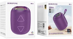 Портативна колонка BOROFONE BR36 Lucy Sports Purple (6941991104374)
