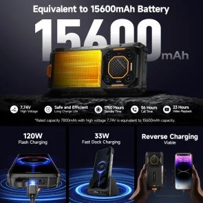 Фото: Смартфон Ulefone Armor 26 Ultra Walkie-Talkie 12/512GB Epic Black (6937748736226) № 5 | KTC