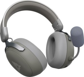 Гарнітура Ajazz AHM08 Max WL/BT Grey (AHM08-MAX-GW)