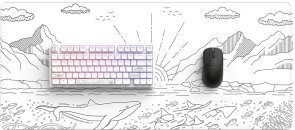 Килимок, Dark Project DPMP Nostra XL 900х400x4мм, White ( Gaming )