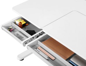 Стіл комп’ютерний 2E CE301K Mechanic White (2E-CE301K-MECHANIC)