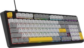 Клавіатура Ajazz AK980 Max Magnetic Switches USB Black/Grey/Yellow (AK980-MAX-M-BGY)