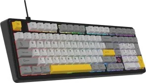 Фото: Клавіатура Ajazz AK980 Max Magnetic Switches USB Black/Grey/Yellow (AK980-MAX-M-BGY) № 5 | KTC