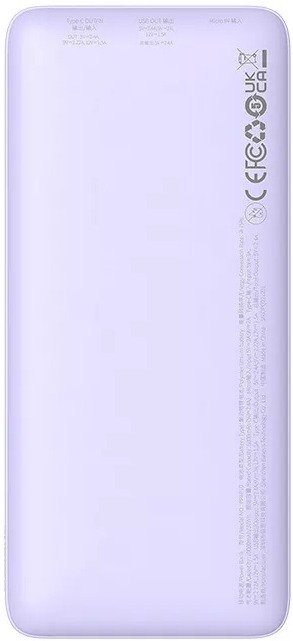 Батарея універсальна Baseus Airpow Fast Charge 10000mAh 20W Nebula Purple (P10022801513-00)