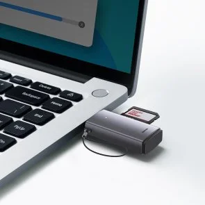 Фото: Кардрідер Baseus Lite Series Card Reader Grey (WKQX060013) № 7 | KTC