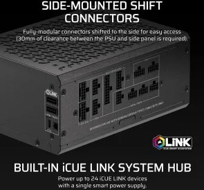 Фото: Блок живлення Corsair 1500W HX1500i SHIFT Fully Modular Platinum (CP-9020269-EU) № 8 | KTC