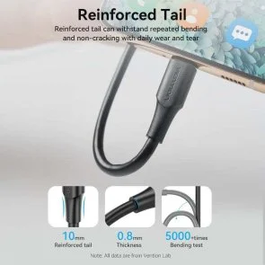 Фото: Кабель Vention AM / MicroUSB 1m Black (CTIBF) № 8 | KTC