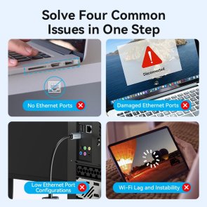 Мережева карта Vention USB-C - Gigabit Ethernet (CFPHB)