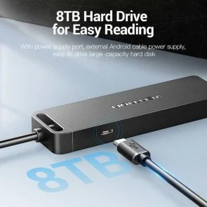 Фото: USB-хаб Vention 5in1 0.15m Black (CHMBB) № 2 | KTC