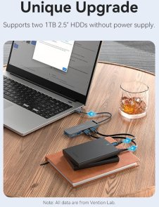 USB-хаб Vention 4 Port Black (CHLBB-SCB)