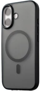 Фото: Чохол Blueo for iPhone 17 - Crystal Pro Drop Resistance MagSafe Black № 3 | KTC