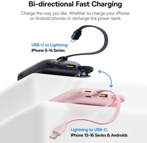 Батарея універсальна Baseus EnerFill FC21 Qpow3 Ultra Digital 20000mAh 45W Black (E0027P00)