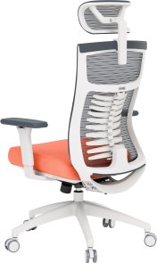 Крісло OfficePro Balance OC550-W-DG-OR White/Dark Gray/Orange
