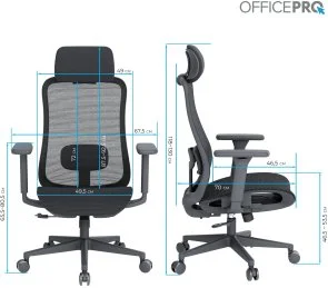 Фото: Крісло OfficePro Wave OC670 Black (OC670-B-B-B) № 18 | KTC