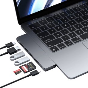 USB-хаб Satechi Pro Hub Slim Space Gray (ST-HUCPHSM)