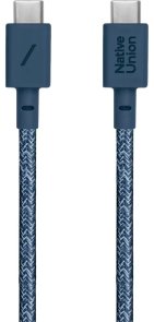 Кабель Native Union Belt Type-C / Type-C 1.2m Navy (BELT-C-NAV-2-NP)