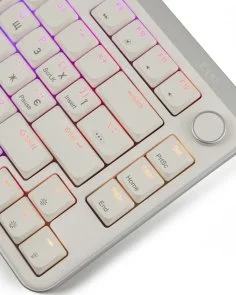 Фото: Клавіатура KZZI I75 Red Switch WL/BT/USB White (6977534870628) № 4 | KTC