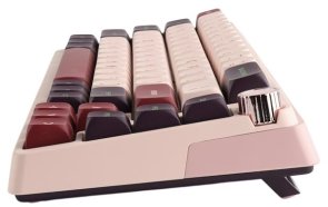 Клавіатура KZZI K68 Pro Rainbow Switch ENG/UKR WL/BT/USB Nezuko Purple (6977534870475)