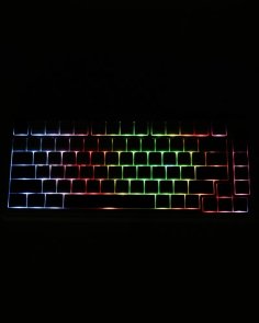 Клавіатура KZZI K75 Lite Rainbow Switch WL/BT/USB Blue Sea (6935280824654)