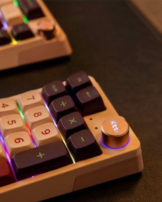 Клавіатура KZZI K20 Reappear Switch WL/BT/USB Nezuko Purple (6935280823114)