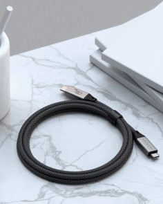 Кабель USB4 (Type-C/Type-C) 1.2м, Satechi Pro 240W, Space Gray