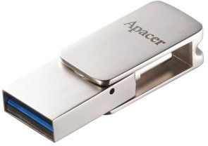 Флешка USB Apacer AH181 128Gb Silver (AP128GAH181S-1)
