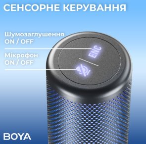 Мікрофон BOYA K3-02 RGB Black (BOYA K3-02)