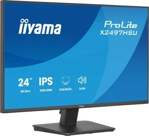 Фото: Монітор iiyama X2497HSU-B1 - 23.8" IPS / 1920×1080 / 120 Гц / Adaptive Sync № 2 | KTC