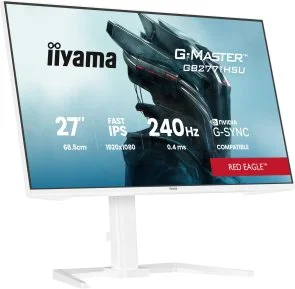 Фото: Монітор iiyama GB2771HSU-W1 White - 27" IPS / 1920×1080 / 240 Гц / Nvidia G-Sync Compatible, Adaptive Sync / Pivot / HAS № 3 | KTC