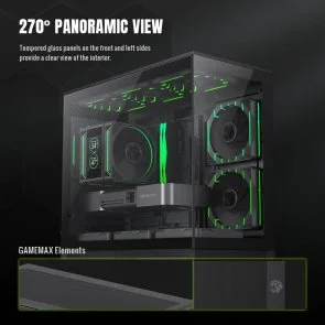 Фото: Корпус Gamemax VISTA 2 MB Black with window № 12 | KTC