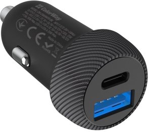 Автомобільний зарядний пристрій ColorWay 35W PD QC3.0 Black (CW-CHA064PD-BK)