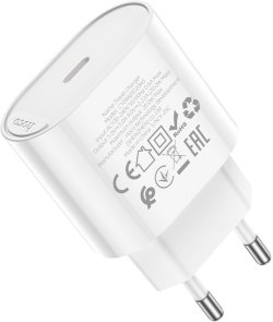 Зарядний пристрій Hoco C109A Fighter QC PD 20W White (6942007656658)