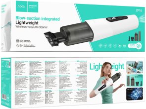 Автомобільний пилосос Hoco ZP16 Wave White (6942007660853)