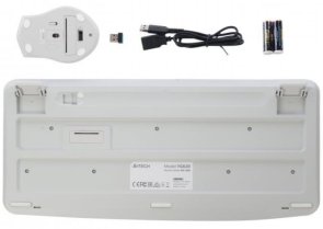 Комплект клавіатура+миша A4tech FG2500S Plus Wireless White (FG2500S Plus White)
