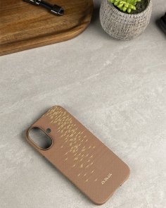 Чохол Pitaka for Apple iPhone 17 - Ultra-Slim PitaTap Golden Glint (KI1701AG)