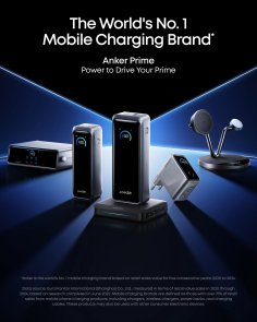  Зарядний пристрій Anker GaN Prime Charger 160W Silver (A2687341)