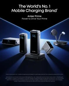 Фото: Зарядний пристрій Anker GaN Prime Charger 160W Silver (A2687341) № 2 | KTC