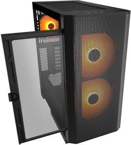 Корпус Cougar Airface Flo RGB Black with window (AIRFACE FLO RGB)