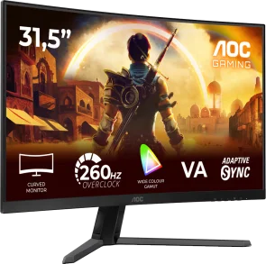 Фото: Монітор AOC C32G42ZE Black - 31.5" VA / 1920×1080 / 240 Гц / Adaptive Sync № 2 | KTC