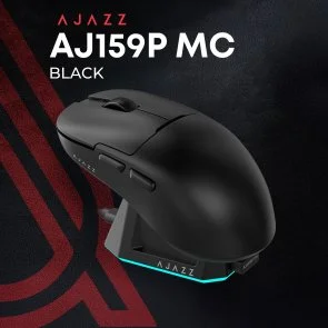 Фото: Миша Ajazz AJ159P MC WL/BT/USB Black (AJ159P-MC-B) № 5 | KTC