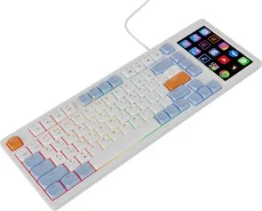 Фото: Клавіатура Ajazz AKP815 Red Switch RGB USB White (AKP815-R-WBO) № 2 | KTC
