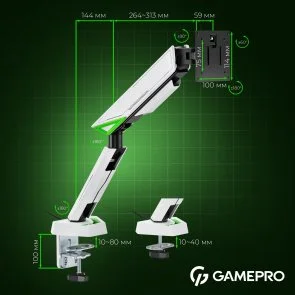 Фото: Кронштейн GamePro MAG201W White № 17 | KTC