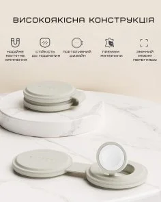 Фото: Бездротова зарядна станція Satechi OntheGo 2-in-1 Sand (ST-QTG21W) № 6 | KTC
