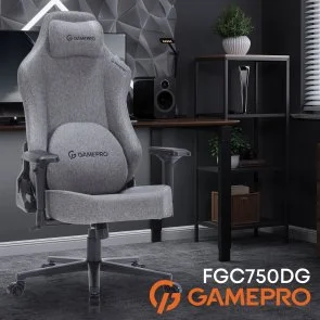 Фото: Крісло GamePro FGC750 Fabric Dark Gray (FGC750DG) № 11 | KTC