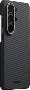Чохол Pitaka for Samsung S26 Ultra - Edge Ultra-Slim Case Classic Twill 600D Black/Grey (KS2601U)