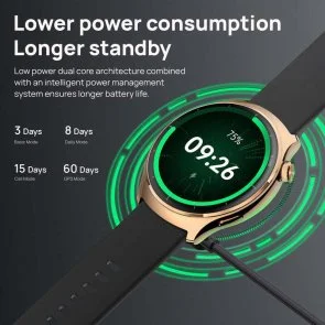 Фото: Смарт годинник Mibro Lite 3 Pro 45mm Rose Gold (XPAW019RG) № 13 | KTC
