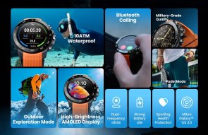 Смарт годинник Mibro GS Explorer S 48mm Obsidian Black (XPAW023OB)